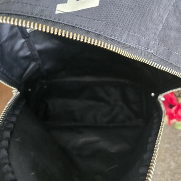 Marc Jacobs Black Canvas Logo Backpack with Silver Hardware - Picture 11 of 14